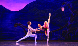 Dancers Christian Clark and Rachel Van Buskirk in Atlanta Ballet's Nutcracker. PHOTO BY CHARLIE MCCULLERS