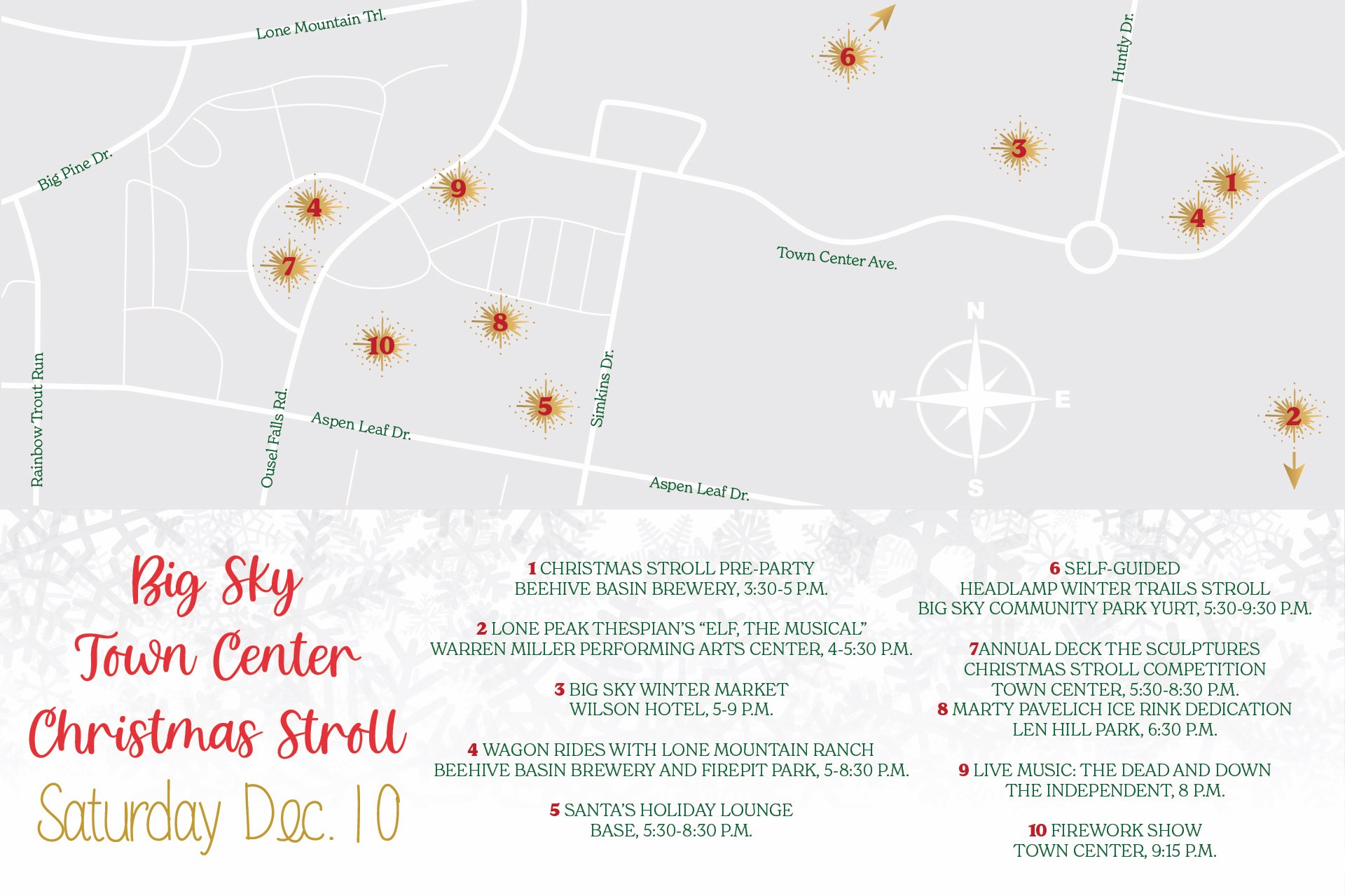 Christmas Stroll Events Guide Explore Big Sky