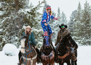 The Best in the West Showdown is Big Sky's annual skijoring event. COURTESY OF BSSJ